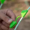 Grampo de filme de cabeça dupla para cultivo em estufa, acessórios de haste de vidro, grampo de suporte, máquina de amarração de galhos de estufa arqueada, fácil de usar e durável
