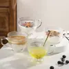 Suministro Listo Vaso de Vidrio con Mango de Girasol Taza de Té Taza de Agua Vaso para Jugo Leche Taza de Desayuno