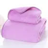 Juego de Toalla y Toalla de Baño de Coral Fleece Tejido de Punto por Urdimbre de Color Sólido, Suave, Absorbente, No Suelta Pelusa Fácilmente, Juego de Toalla de Baño de Coral Fleece con Borde