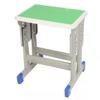 Escritorio de Escuela Primaria y Secundaria Taburete Silla Hogar Taburete Cuadrado Silla con Respaldo Curso de Capacitación Clase de Tutoría Banco Elevable