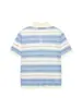 Camisa Polo de tricô casual da moda popular da marca Z, estilo elegante transfronteiriço listrado europeu e americano do AliExpress, Sudeste Asiático ZA