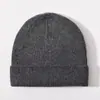 Gorro de Punto Cálido Nuevo para Otoño e Invierno Gorro de Lana Mezclada con Cachemira Circunferencia de Cabeza Grande Versátil Protección para los Oídos Gorro para el Frío Venta Directa de Fábrica