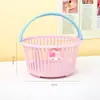 Pequena Cesta de Armazenamento para Crianças, Cesta de Armazenamento Plástica Portátil Multifuncional de Desenho Animado para Mesa, Cesta de Armazenamento Criativa Fofa para Diversos Itens