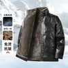 2026 Inverno Amazon Xiyin Jaqueta Masculina 3D de Couro PU com Gola Lapela, Coleção de Jaquetas Fashion Tendência