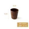 Mango de Madera de Azufaifo Aislamiento Térmico Trasero Taza de Madera para el Hogar Taza de Café para Cuello Blanco Taza de Leche Universal Madera