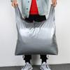 Saco de embalagem transparente grosso grande para roupas por atacado saco plástico armazenamento saco de mudança sacola