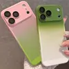 Funda de Teléfono iPhone 17 Pro Max Bicolor Degradado Adecuada para Apple 16, 15, 14, 13 Fundas de Refrigeración Transfronterizas
