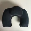 Almohadas Inflables Terciopeladas Personalizadas de un Fabricante Líder, Almohada de Cuello Terciopelada en Forma de U, Almohada Terciopelada para Viajes al Aire Libre