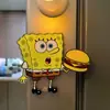 Imán Rotatorio de Nevera de Dibujos Animados de Bob Esponja Decoración Magnética Creativa Lindo Periférico de Anime Artículo de Decoración del Hogar de Alto Valor