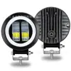 Luz de Trabalho LED para Carro Pequena Off-Road Duas Cores Luz de Nevoeiro 20W Holofote Motocicleta Teto Modificado Luz de Inspeção Luz Auxiliar