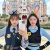 Diadema de Cabeza de Judy de Disney Diadema de Felpa de Conejo y Zanahoria Accesorios para el Cabello para Mujeres Foto en el Parque Zootopia