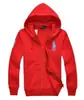 Cárdigan con capucha estilo Primavera y Otoño transfronterizo malasio Rl Sudadera de color liso Bordada Holgada Tallas Grandes Tendencia Chaqueta Polo para Hombre
