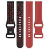 Adecuado para Huawei Fit5/Fit4/Fit3 Correa de Silicona Bicolor Estampado de Leopardo Correa de Silicona con Hebilla de Figura de Ocho Samsung Garmin