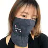 Mascarilla de Ciclismo para Mujer Invierno Algodón Engrosado Adulto A Prueba de Frío A Prueba de Polvo Transpirable Lavable Cálida