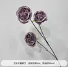 Flores Artificiales Moradas de Boda Elegante Boda Compromiso Banquete Montaje Techo del Salón de Bodas Decoración de Flores Artificiales Escenario Flores Guía de Camino