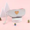 Bolsa de silicona con forma de corazón para guardar gafas, se puede colgar como monedero, producto popular transfronterizo para mujeres, bolsa para guardar gafas de sol y gafas