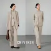 Capa Estilo Perezoso Cheongsam Abrigo Chal para Mujeres 2026 Principios de Primavera Nuevo Top de Lana Holgado Adelgazante