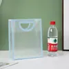 Bolsas Tote Transparentes Personalizadas, Bolsas de Mano, Estilo Minimalista Bolsas de Regalo de Plástico PP para Bodas