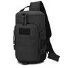 Bolsa de peito tática multifuncional, bolsa transversal de ombro único masculina, camuflagem para pesca ao ar livre, mochila masculina multifuncional de grande capacidade