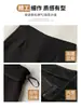 Shorts feminino preto para primavera e outono de 2026, novo design de cintura alta e corte justo para baixinhas, hot pants sexy com design bootcut
