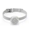 Pulsera de Aromaterapia Pulsera Hebilla para Aceite Esencial Hebilla de Acero de Titanio Reloj Ajustable con Pulsera Árbol de la Vida Fábrica Outlet