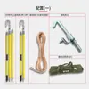 Cable de puesta a tierra de 1500V, doble lengüeta, conector rápido, varilla de puesta a tierra de alto voltaje, cable de puesta a tierra portátil para cortocircuito, para vía férrea