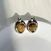 Pendientes de Ojo de Tigre Maillard Otoño e Invierno para Mujer 2025 Nuevo Estilo Caliente Lujo Accesible Nicho Gama Alta Únicos Pendientes Pendientes