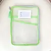 Bolsa de Clasificación por Materia de Malla de Nylon de Doble Capa A4 Bolsa de Clasificación por Materia Bolsa de Almacenamiento para Libros de Examen Bolsa para Documentos Bolsa para Tutoría de Exámenes