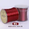 Fio Elástico Plano, Cordão Resistente ao Desgaste, Fio para Joias DIY, Fio para Miçangas de Pulseira, Fio para Tecelagem, Fio Elástico para Cristal Atacado