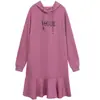 2022 Nuevo Vestido de Moda de Manga Larga Holgado Talla Grande Otoño e Invierno Vestido Sudadera con Capucha de Cola de Pez para Mujer Tendencia