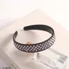 Aro para Cabelo Argola Cristal Diamante Tabuleiro de Xadrez Antiderrapante Novo Moda Aro com Brocal de Água Dente Interno Verão Cabelo Desfiado Cabeça Feminina