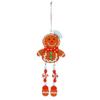 CY Cross Border - Nuevo muñeco de jengibre navideño con dibujos animados de piernas largas, colgante pequeño de madera, árbol de Navidad, muñeco de jengibre, decoración