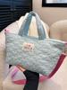 Nuevo bolso de mano de la serie de colores dopamina para niñas, versátil, de gran capacidad, bolso de hombro, bolso bandolera, ventas directas de fábrica