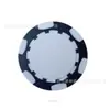 Fichas de Texas Hold'em directas de fábrica 11,5 g arcilla ABS posavasos fichas monedas de juego chip con bronceado serigrafiado