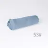 Bufanda Nueva Fina de Modal Transpirable de Color Sólido con Borde Ancho para Mujer, Color Sólido, Pañuelo para la Cabeza de Rayón Indonesio de Venta Caliente Transfronterizo