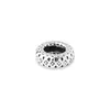 Plata S925 Retro Plata Tailandesa Rueda Cuentas Espaciadoras Agujero Grande Disco Pequeño Pulsera de Cuentas DIY Material de Accesorios de Plata Venta al por Mayor