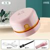 Aspiradora de Escritorio Recargable por USB Portátil Limpiador de Migas de Goma para Teclado de Computadora Aspiradora de Coche Portátil Inalámbrica para Uso en Casa