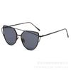 Nuevas gafas de sol para hombre y mujer mismo estilo al por mayor 1904 Moda europea y americana gafas de sol de moda metal ojo de gato lentes de película de color