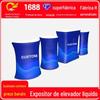 Mesa Promocional com Elevação Hidráulica, Estande de Exibição Rápido, Mesa de Exposição Dobrável Iluminada por LED, Estande de Feira, Mesa Pop-Up