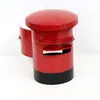 Cabina Telefónica Británica Roja de Hierro Vintage Buzón Hucha Hucha para Niños Niñas Adornos de Regalo Creativo