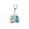 Chaveiro Acrílico Hatsune Miku Periférico de Anime Menina Fofa Criativo Fofo Pingente de Chave de Alto Valor
