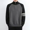 Recomendación de Venta Caliente: Tejido de Punto de Alta Calidad y Moderno con Media Cremallera y Cuello Alto, Adecuado Tanto para Usar como Prenda Interior como Exterior