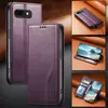 Adecuado para Funda de Cuero para Teléfono Google 10Proxl Flip con Línea Tricolor Funda de Cuero Magnética para Teléfono Pixel9A Negocio Anti-Caídas