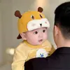 Chapéu Infantil Estilo Outono e Inverno Quente Espesso Veludo Cotelê Bico de Pato Estilo Fofo para Meninos e Meninas Boné de Beisebol à Prova de Vento