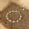 ¡Caída de un vistazo! Pulsera de Perlas Plateadas Rotas Estilo Ins para Mujer Lujo Ligero Nicho Exquisita Elegante Suave Pulsera
