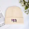 Sombrero Hexagonal de Hilo Animales de Dibujos Animados Transfronterizo para Exteriores Otoño e Invierno Nuevo Sombrero de Punto Bordado Dinosaurio Unisex Sombrero Cálido