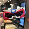 Gafas de Sol Polarizadas Infantiles Mecha para Niños Robot de Silicona Autobots Gafas para Fotografiar Divertidas Gafas Cóncavas