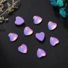 Nueva joyería para uñas con forma de corazón de melocotón plano, cristal moca, diamante, decoraciones coloridas para uñas.