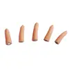 Dedos Falsos de Silicona para Uñas, Modelos de Dedos de Práctica para Uñas, Uñas Postizas Realistas, 5 Piezas/Set