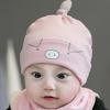 Touca Bebê Urso Catu Primavera e Outono 0-6 Meses Fina para Recém-Nascido Menino e Menina Touca Fetal Touca de Fontanela Touca de Recém-Nascido